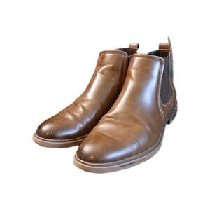 SJB St. Johns Bay Rutland Shoe Boots Mens Size 10 M Brown Business Casual‎ #964